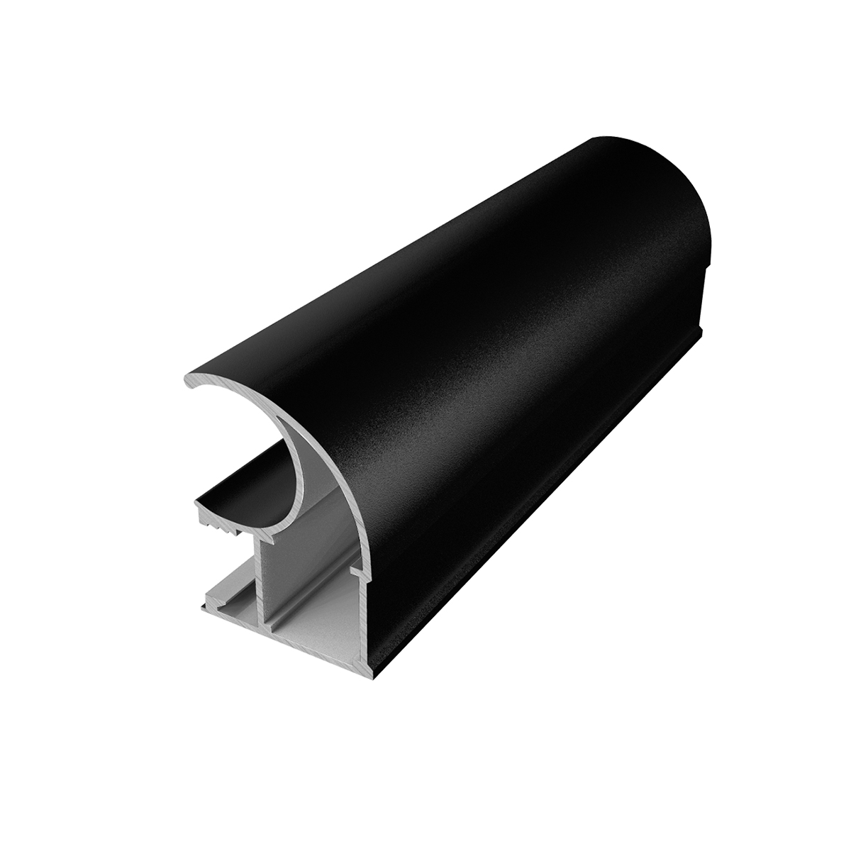 Профиль вертикальный "C" ПРЕМИАЛ черн. муар 5,4м