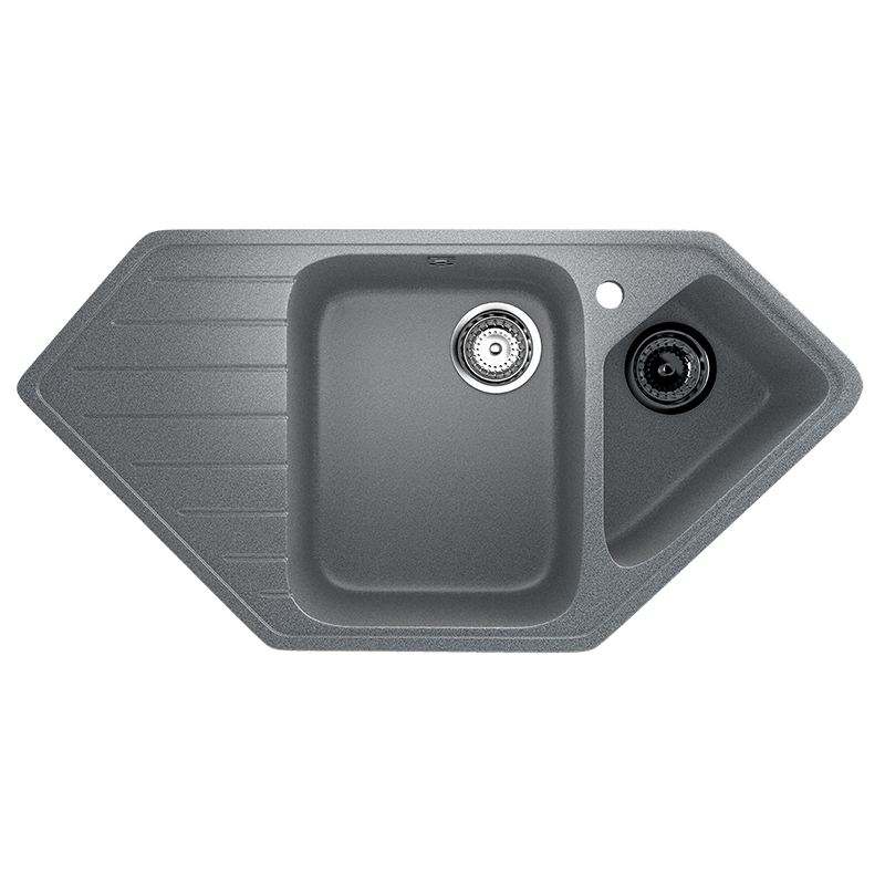 Мойка Ulgran тёмно-серый 970х500мм U409-309