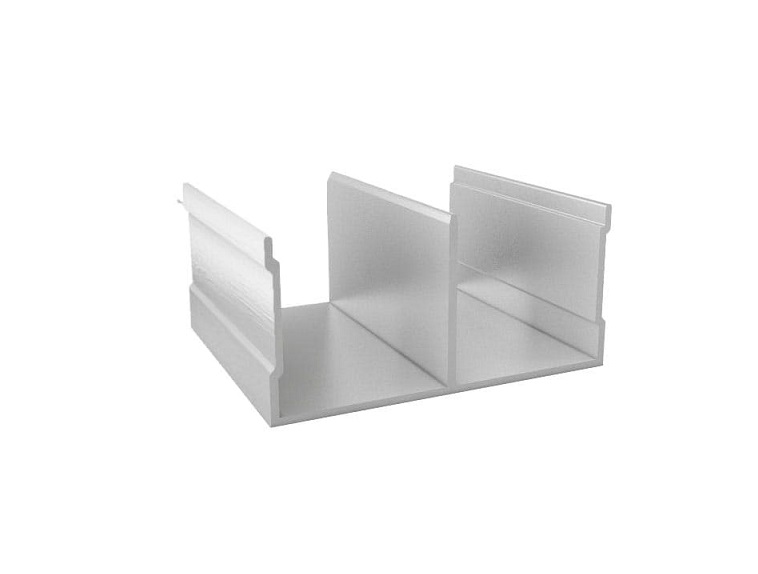 Комплект профилей ПРЕМИАЛ серебро браш, 2910мм