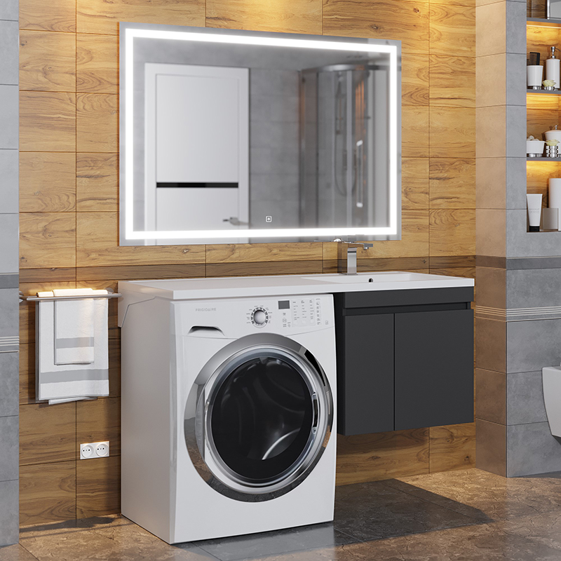 Тумба Uperwood Magenta 600мм подв черная с дверц