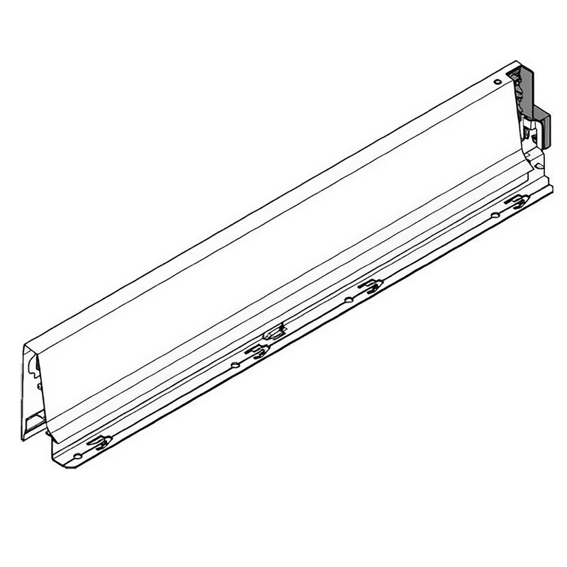Боковина (царга) TANDEMBOX 83/500 мм, серая, левая