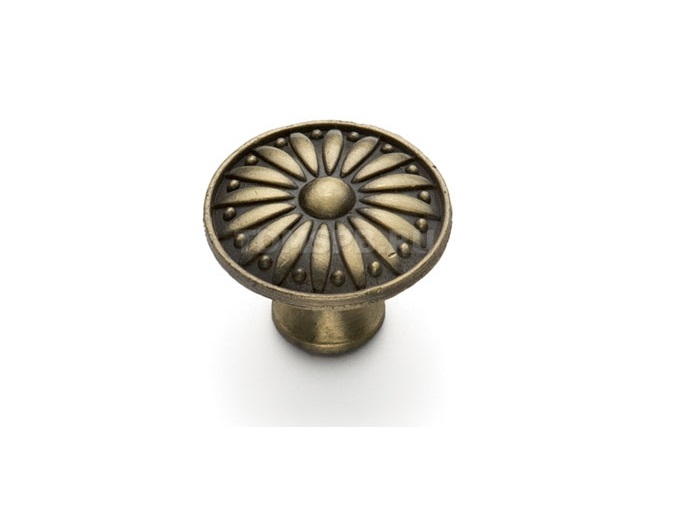Ручка-кнопка бронза античная FK008 knob АВ  (60)