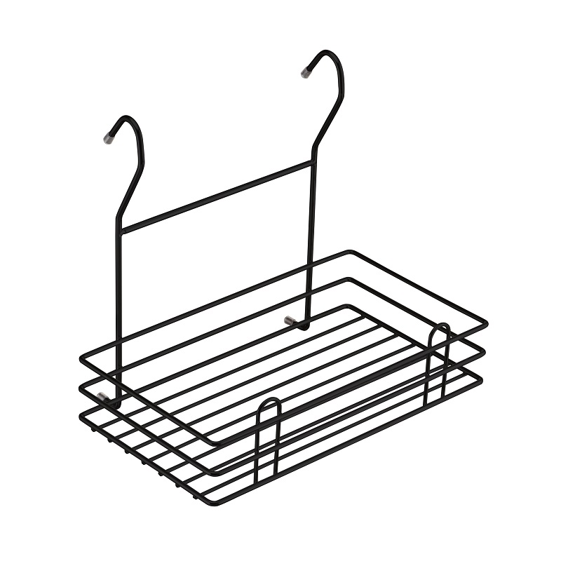 Полка одинарная, тип 2, черный мат.  (LE 520 BL)