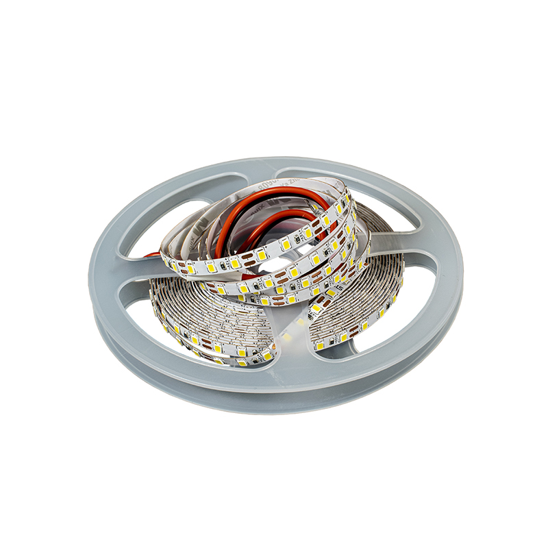 Лента свет.2835, 12W/m, IP20, 5мм, теплый (5М)