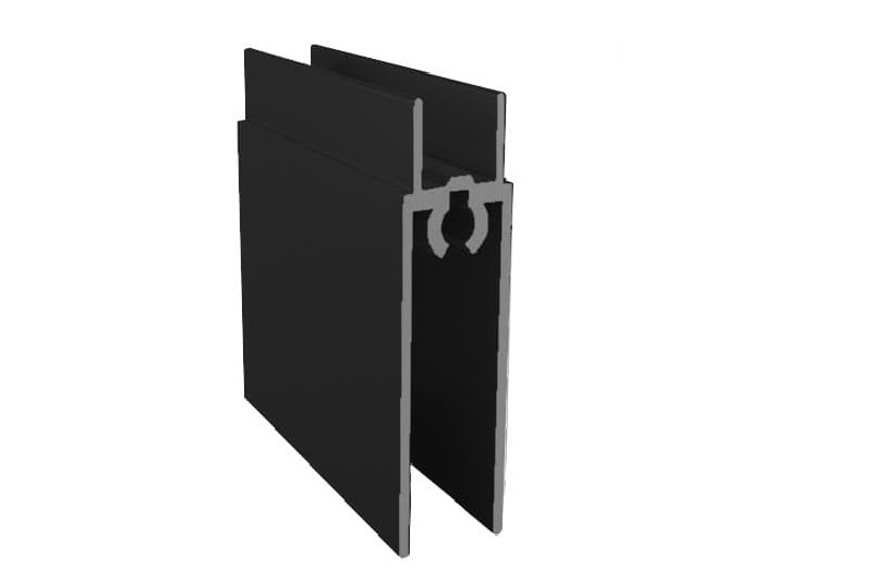 Профиль гор. низ ПРЕМИАЛ черный глянец 5,9м