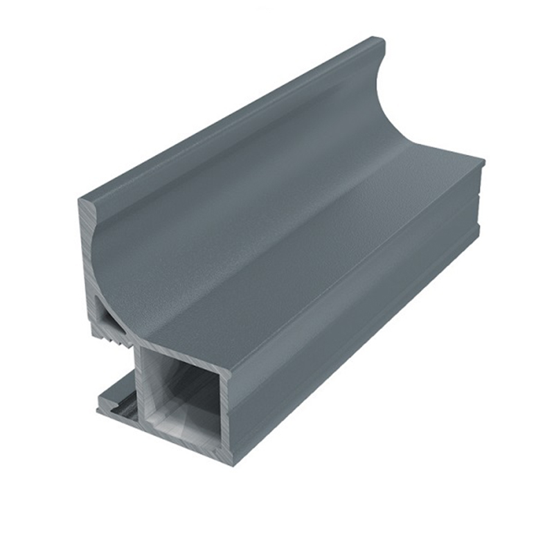 Профиль вертикальный "Q" серый муар 5,4м