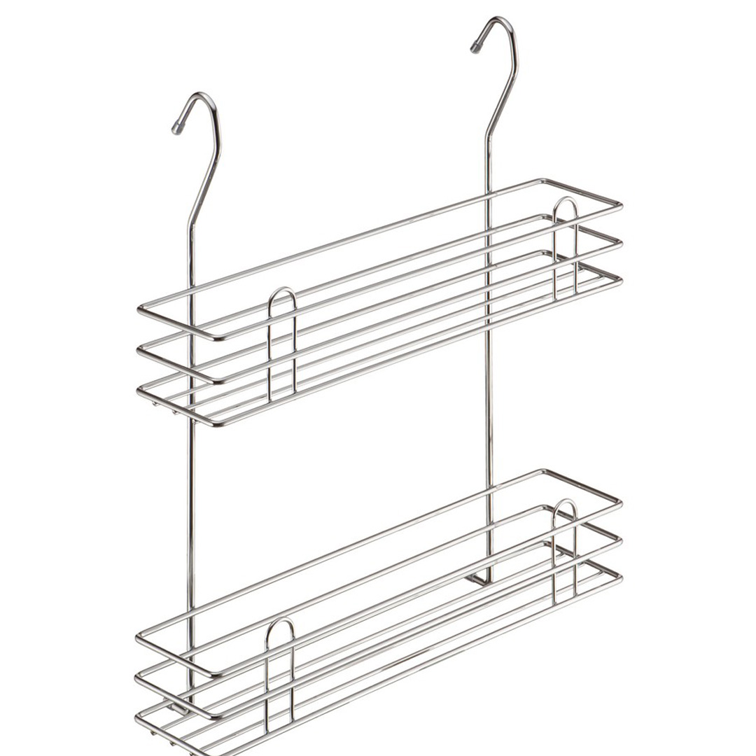 Полка для специй двухяр., тип 2, хром (LE540)