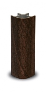 Угол к цоколю 90 унив. 100мм Антрацит (№19)